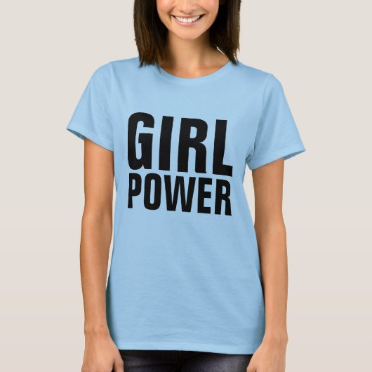 T-shirts Dames GIRL POWER (Devant)