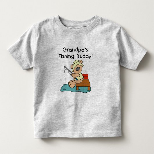T-shirts d'ami de la pêche du grand-papa de (Devant)