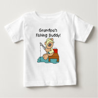 T-shirts d'ami de la pêche du grand-papa de