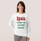 T-shirts d'amour pour l'Espagne (Devant entier)