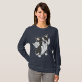 T-shirts d'ange de Boston Terrier (Devant entier)