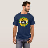 T-shirts d'année de naissance - 1974 (Devant entier)