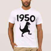 T-shirts d'anniversaire 1950 (Devant)