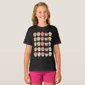 T-shirts d'anniversaire CUPCAKE (Devant entier)