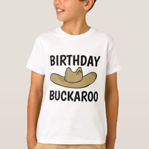 T-shirts D'ANNIVERSAIRE DU GARÇON, BUCKAROO