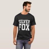 T-shirts d'anniversaire pour hommes SILVER FOX (Devant entier)