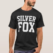 T-shirts d'anniversaire pour hommes SILVER FOX (Devant)