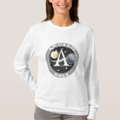 T-shirts d'Apollo 50. Mission d'Apollo - lune. (Devant)