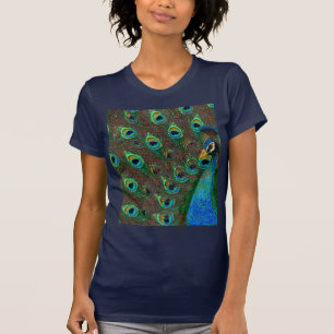 T-shirts d'art de paon
