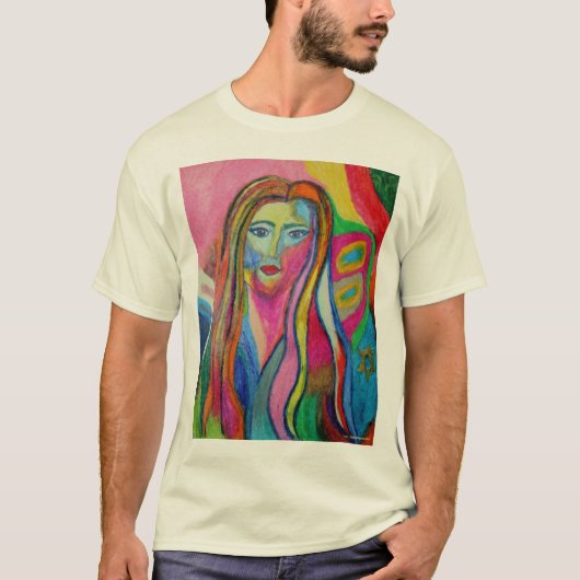 T-SHIRTS D'ART - PEINTURE DE DEBBIE DAVIDSOH - CAD (Devant)