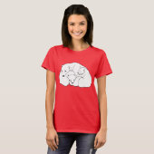 T-shirts d'art pour femmes de l'ours polaire, T-sh (Devant entier)