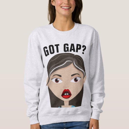 T-shirts d'art pour les filles munies d'un DUR GAP (Devant)