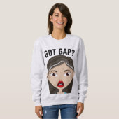 T-shirts d'art pour les filles munies d'un DUR GAP (Devant entier)