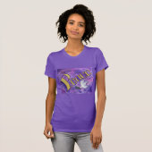 T-shirts d'art Word Inspirational de Peace Dove (Devant entier)