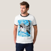 T-shirts : Dauphin En Jeu (Devant entier)