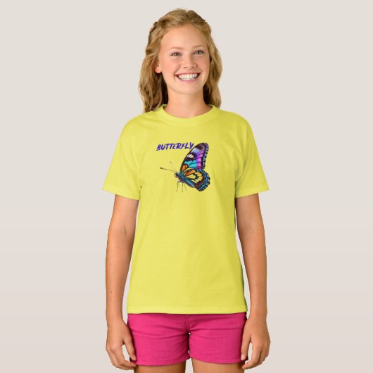 T-shirts de base pour femme jaune (Devant entier)