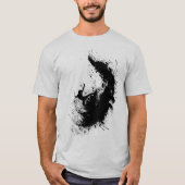 T-shirts de base pour hommes surfeurs (Devant)