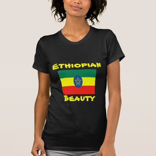 T-shirts de beauté éthiopiens (Devant)