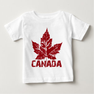 T-shirts de bébé de souvenir du Canada de chemise