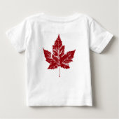T-shirts de bébé de souvenir du Canada de chemise (Dos)
