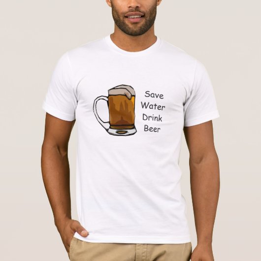 T-Shirts de bière - Citations amusantes de bière T (Devant)