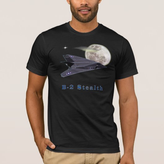 T-shirts de bombardier de la discrétion B-2 (Devant)