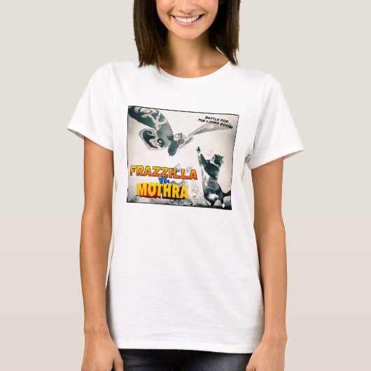 T-shirts de chat de Frazzilla (Devant)