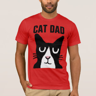 T-shirts de chat de smoking de PAPA de CAT, panda