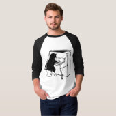 T-shirts de chat PIANO (Devant entier)