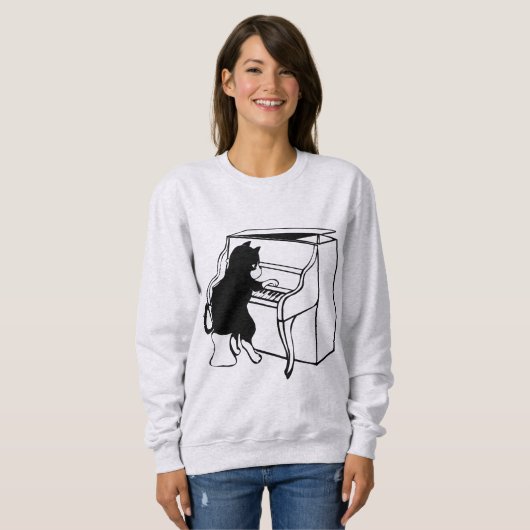 T-shirts de chat PIANO (Devant entier)