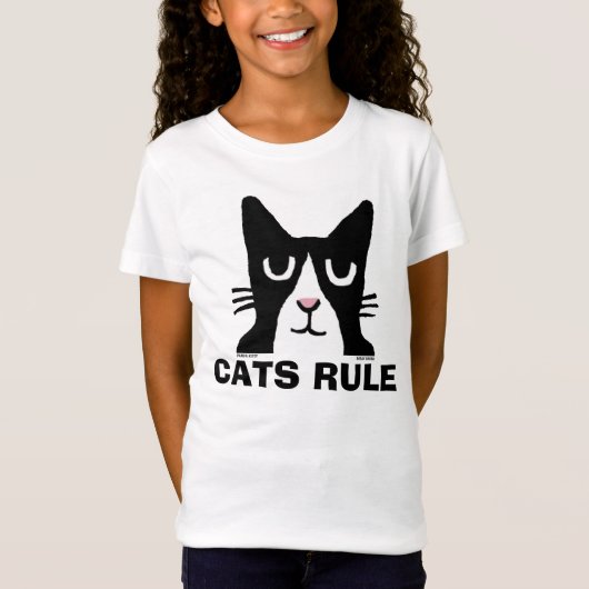 T-shirts de chat pour enfants, Panda Kitty CATS RU (Devant)