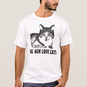 T-shirts de chat pour les hommes - vrais chats