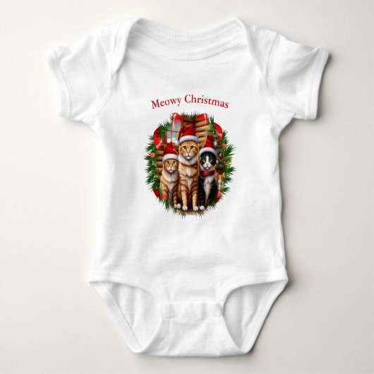 T-shirts de chats Noël (Devant)