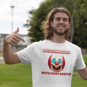 T-SHIRTS DE CHAUSSURES EN HORLOGE ANTI-VAX