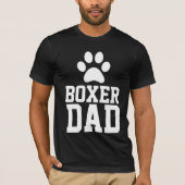 T-SHIRTS DE CHIEN BOXER CHIEN DAD (Devant)