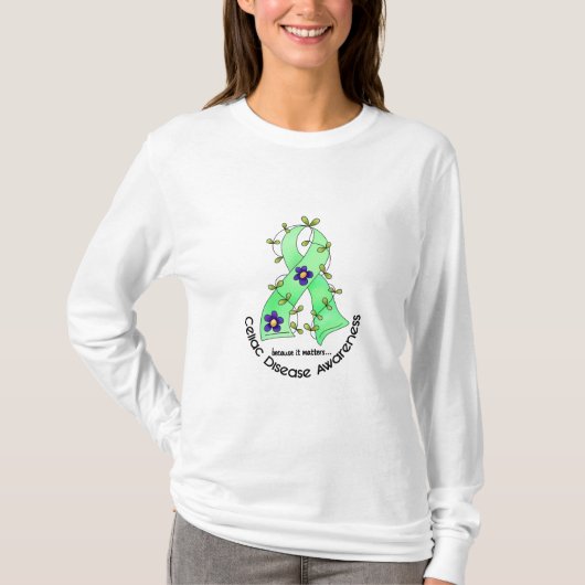 T-shirts de CONSCIENCE de MALADIE COELIAQUE de (Devant)