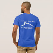 T-shirts de construction de toiture (Dos entier)