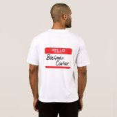 T-shirts de coutre de Beckman (Dos entier)
