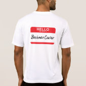 T-shirts de coutre de Beckman (Dos)