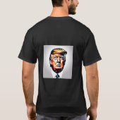 T-shirts de design d'image de Trump pour le porteu (Dos)