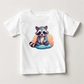 T-shirts de dessin animé mignon de bébé raton lave