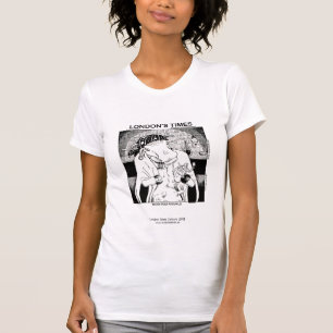 T-shirts de dessins humoristiques du Times de Lond