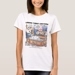 T-shirts de dessins humoristiques du Times de Lond