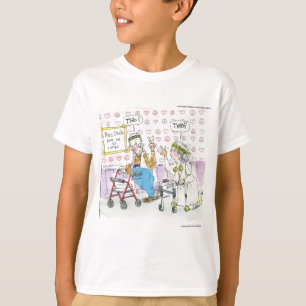 T-shirts de dessins humoristiques du Times de Lond