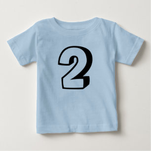 T-shirts de deux (2) ans pour bébé