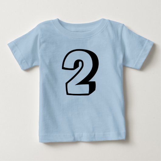 T-shirts de deux (2) ans pour bébé (Devant)