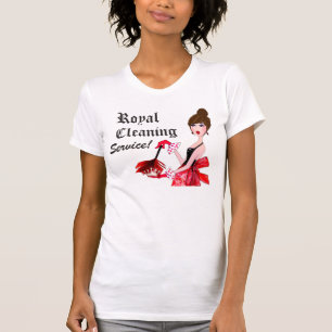 T-shirts de DIVA de nettoyage de Chambre