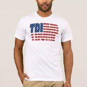 T-shirts de drapeau américain d'ATOUT (Devant)