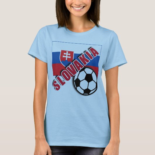 T-shirts de fan de foot du monde de la SLOVAQUIE (Devant)