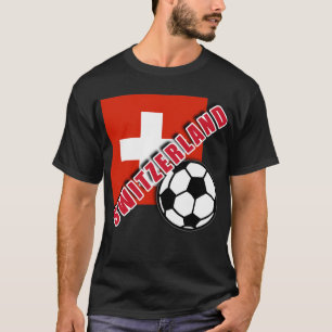 T-shirts de fan de foot du monde de la SUISSE